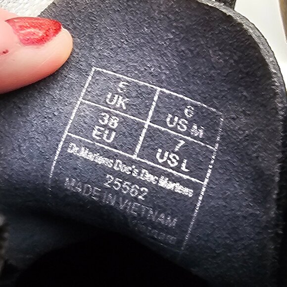 Dr. Martens 1460 Sparkle Boots – Purple/Royal Sparkle – Size 6 - Picture 6 of 7